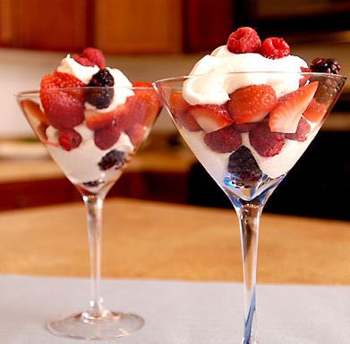 Fresas con crema 